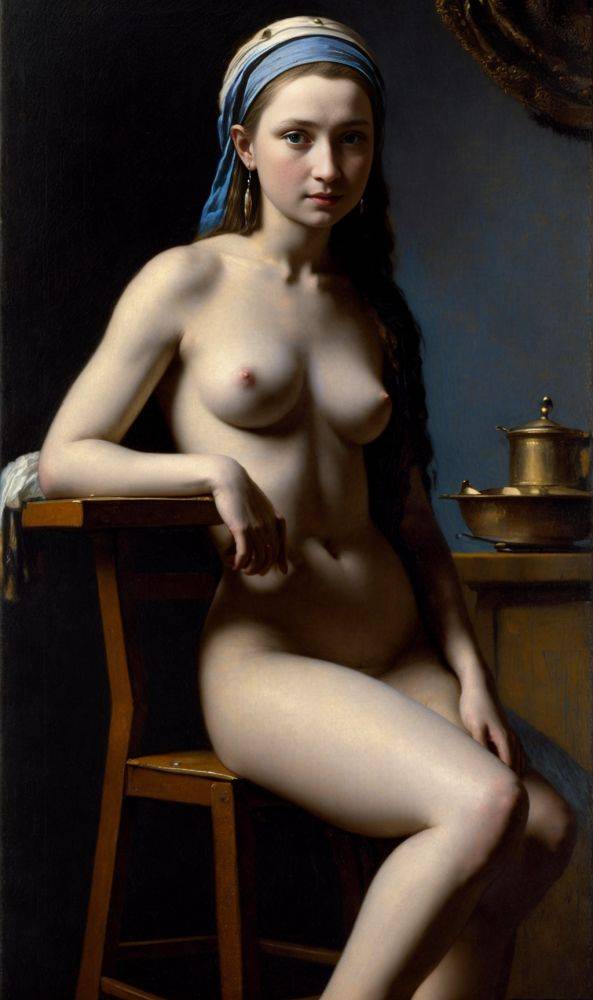Naughty Girl with a Pearl Earring - #5