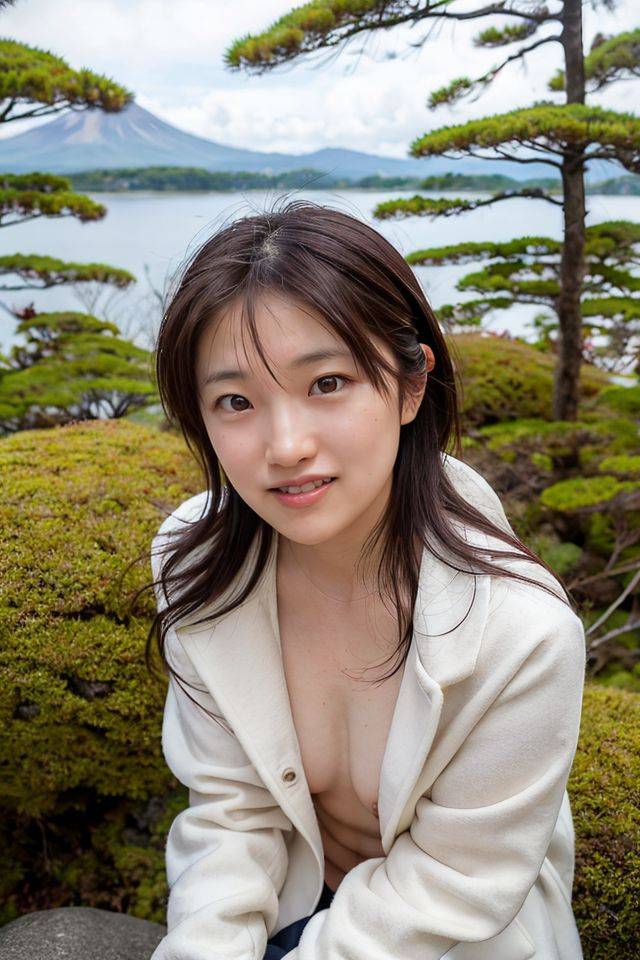 AI Generated Mount Fuji with a naked wife 01 - #3