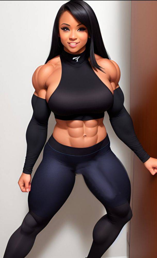 Ai muscle futa bulges - #1