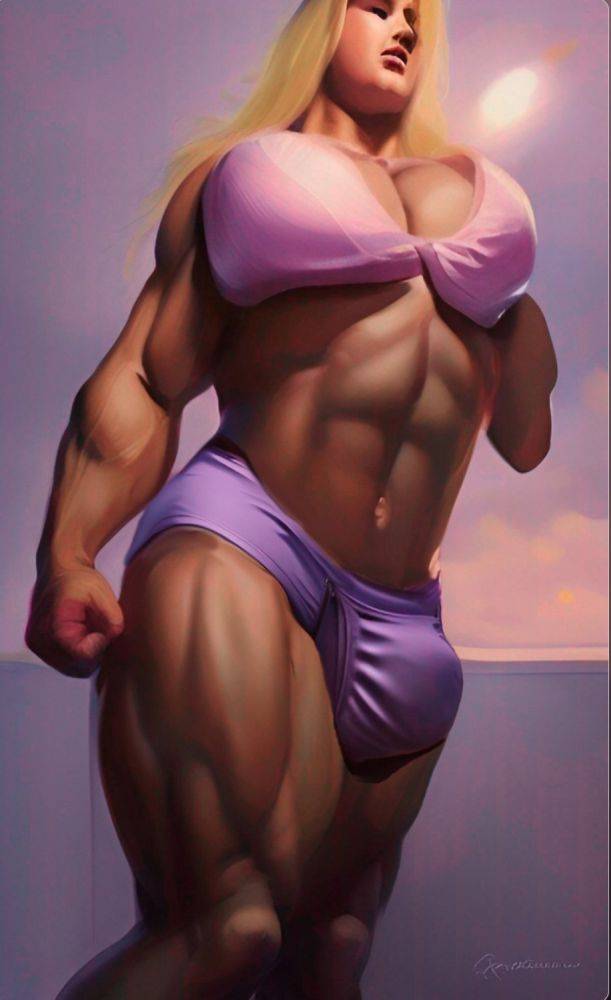 Ai muscle futa bulges - #10