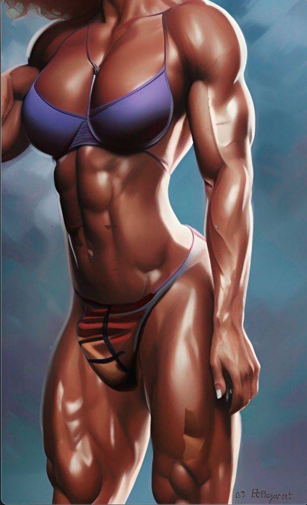 Ai muscle futa bulges - #9