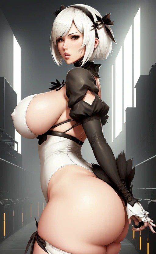 AI ART COLLECTION 25 (nier automata, 2b yorha) - #2