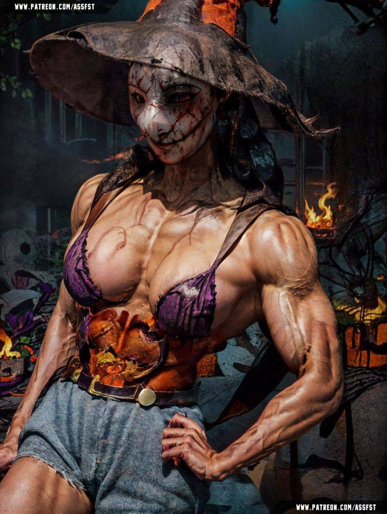 The Huntress Muscle Growth AI Animation - #3
