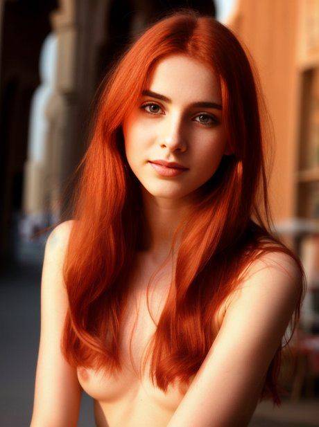 Porn Pics AI Redhead Panter - #10