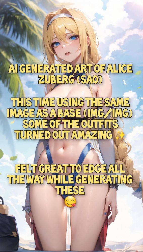 Alice Zuberg - AI Gallery (img2img) - #1