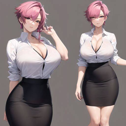 [AI generated pictures] Office Ladies - #13