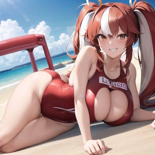 [AI Generated] Competition Swimsuit - #7