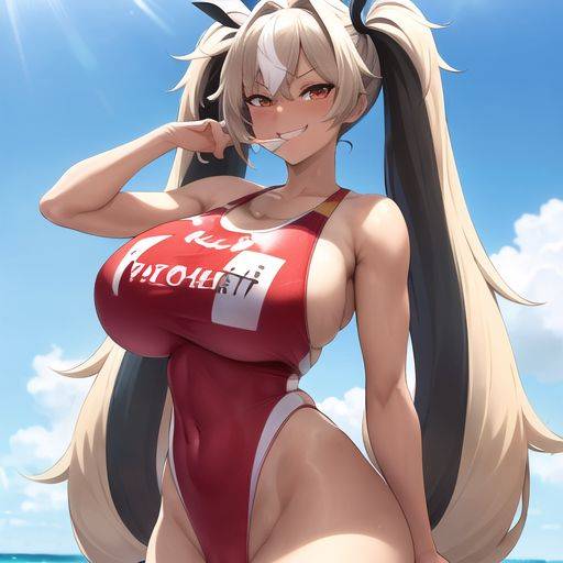 [AI Generated] Competition Swimsuit - #5
