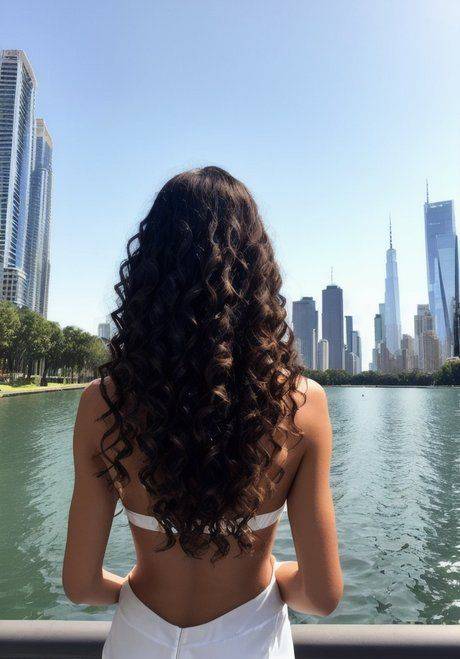 Curly-haired beauty strips in public & shows her perfectly shaped body - #3