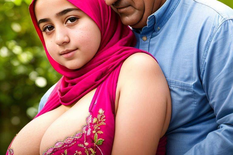Old and young girl AI generated [hijab] - #20