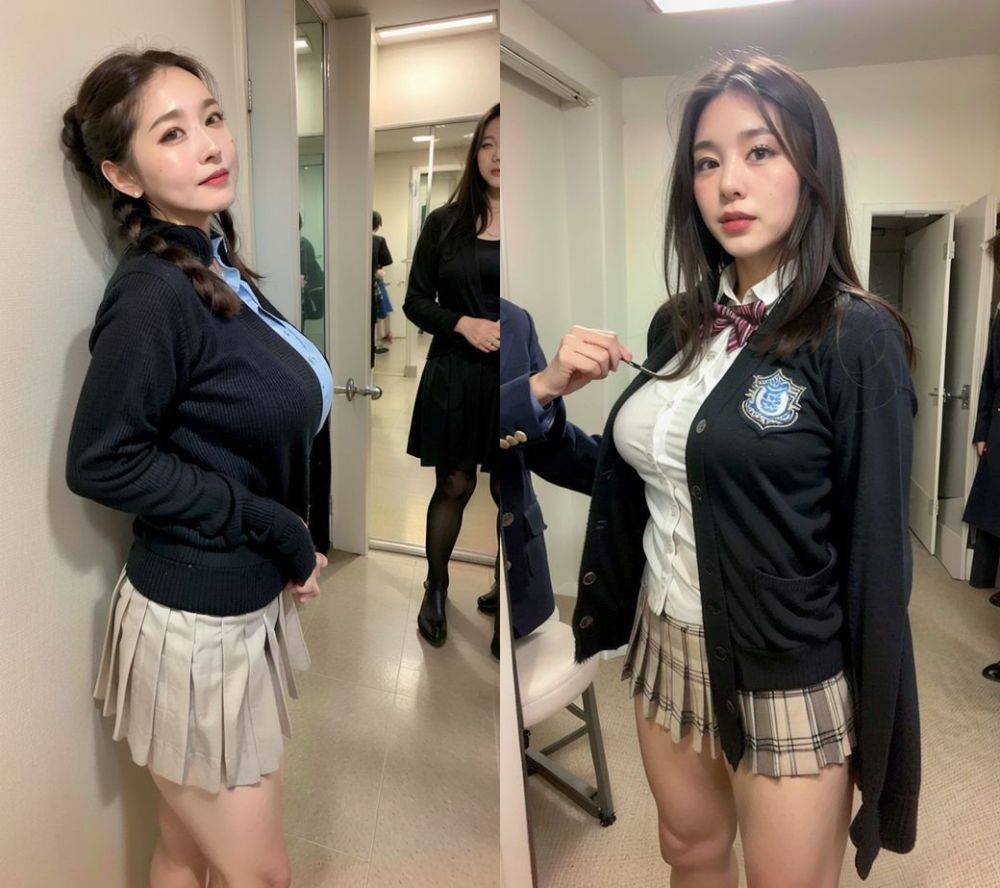 The physical beauty of Japanese big breasted momsBig breast gravure produced by AI - #3
