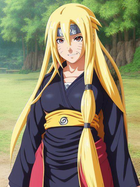 AI generated hentai girl Tsusone and her busty friend pose with their tits out - #7