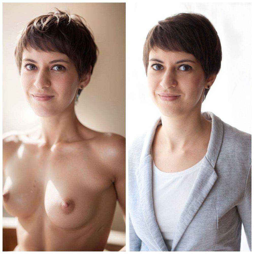 Wife Julia undressed by AI. - #5