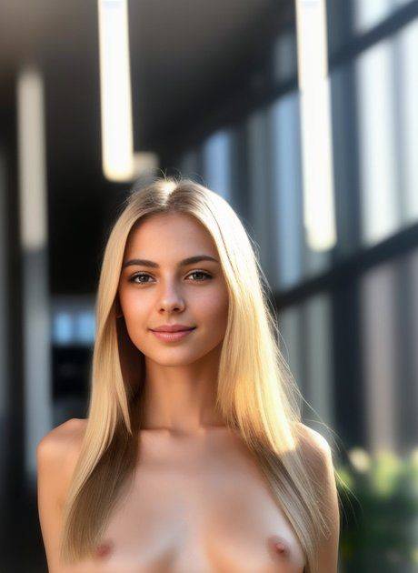 Pretty AI generated teen model Floren Enigma shows her perfect naked body - #6