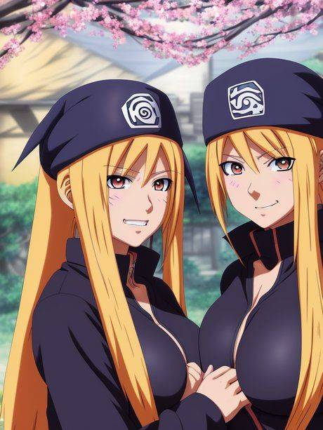 AI generated hentai babe Tsusone and other busty hotties reveal their tits - #7