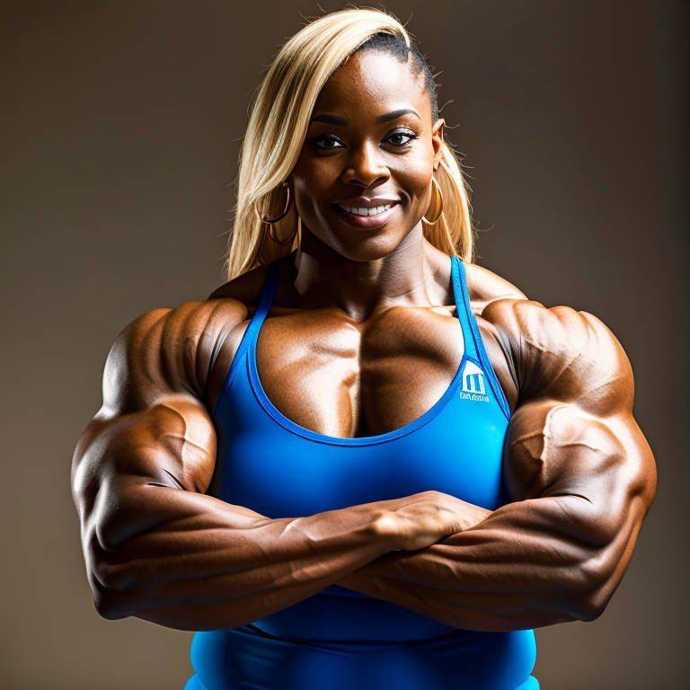 Ripped ebony women - #28