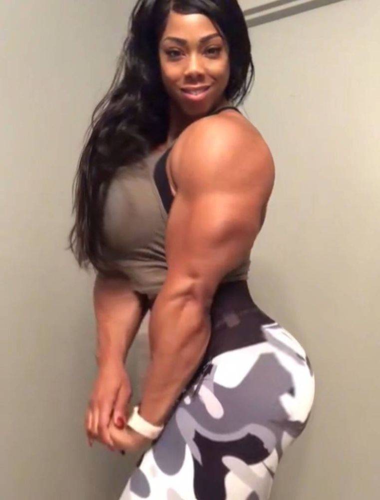 Ripped ebony women - #22
