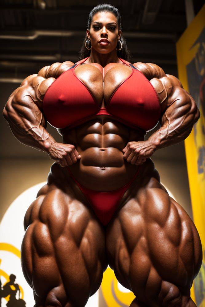 Ripped ebony women - #21