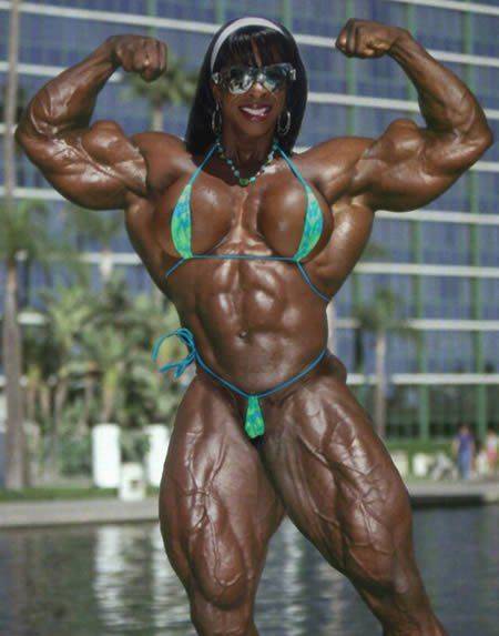Ripped ebony women - #37