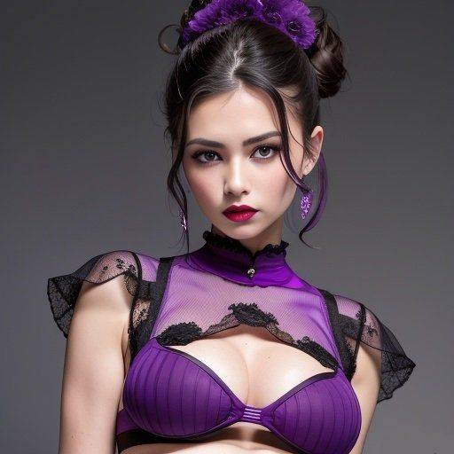 Topless asian AI - #36