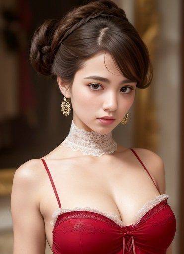 Topless asian AI - #45