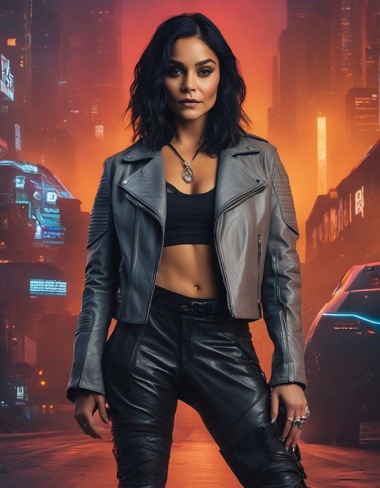 Vanessa Hudgens sexy and nude (Cyberpunk AI Erotica) - #1