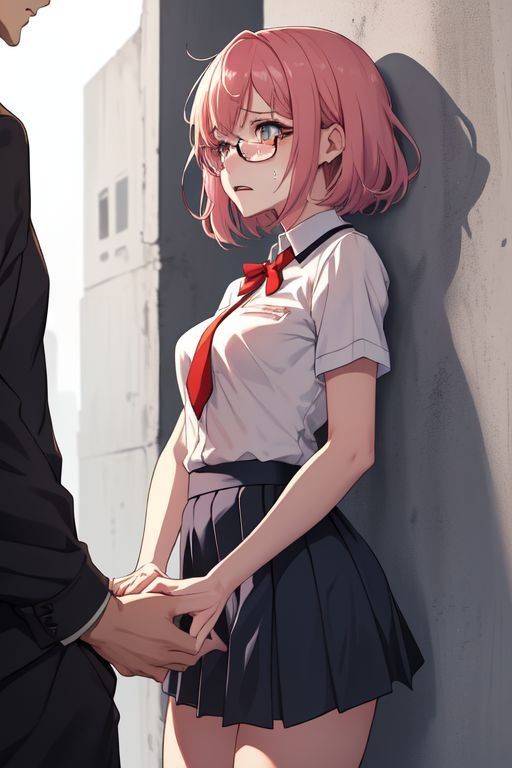 AI Anime schoolgirls being "seached" by police - #12