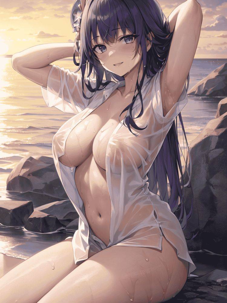 AI Art - Anime Girl 16 - Raiden Shogun - Genshin Impact (90P) > Check Cmt - #1