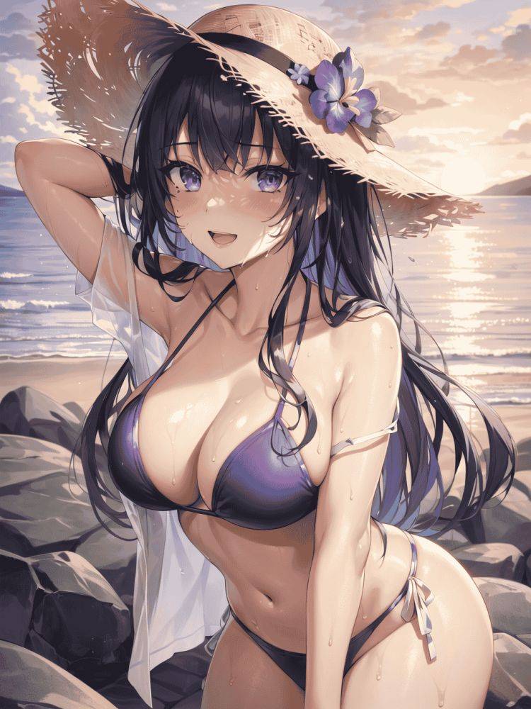 AI Art - Anime Girl 16 - Raiden Shogun - Genshin Impact (90P) > Check Cmt - #5