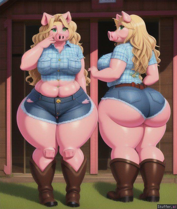 Ssbbw/Bbw Farm Girls (Furry, AI) - #12