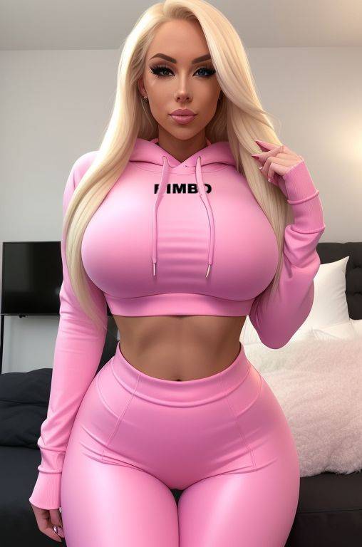 Dumb Blonde Bimbo Whores (AI Generated) - #1