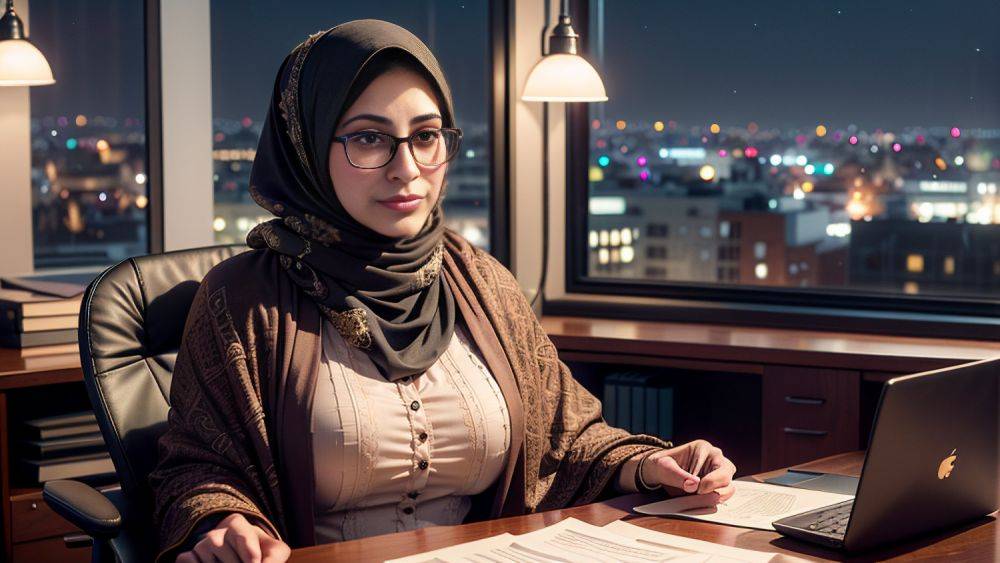AI Nerdy Pakistani Hijabi - #3