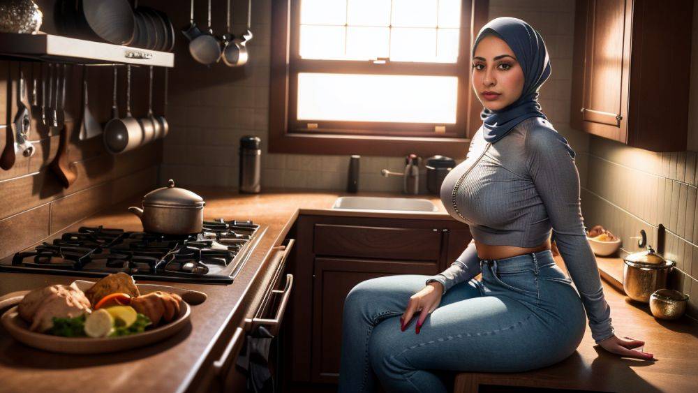 AI Nerdy Pakistani Hijabi - #8