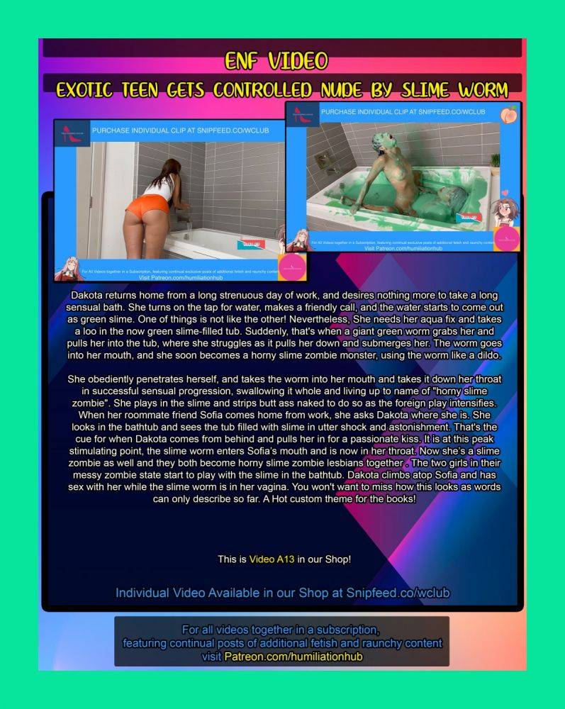 HOT GINGER TEEN HOOTERS SLUT GETS PENETRATED BY SLIME BATH TUB LESBIAN ASS TITS VAGINA VIDEO SLIM AI - #1