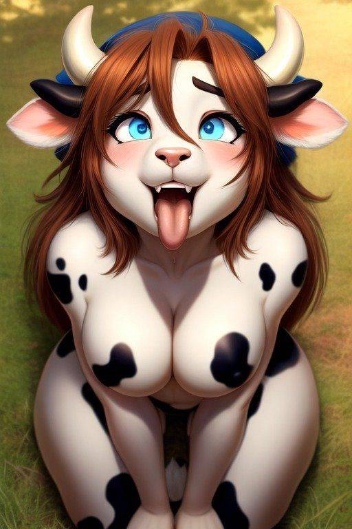 AI generated furry Ahegao - #4