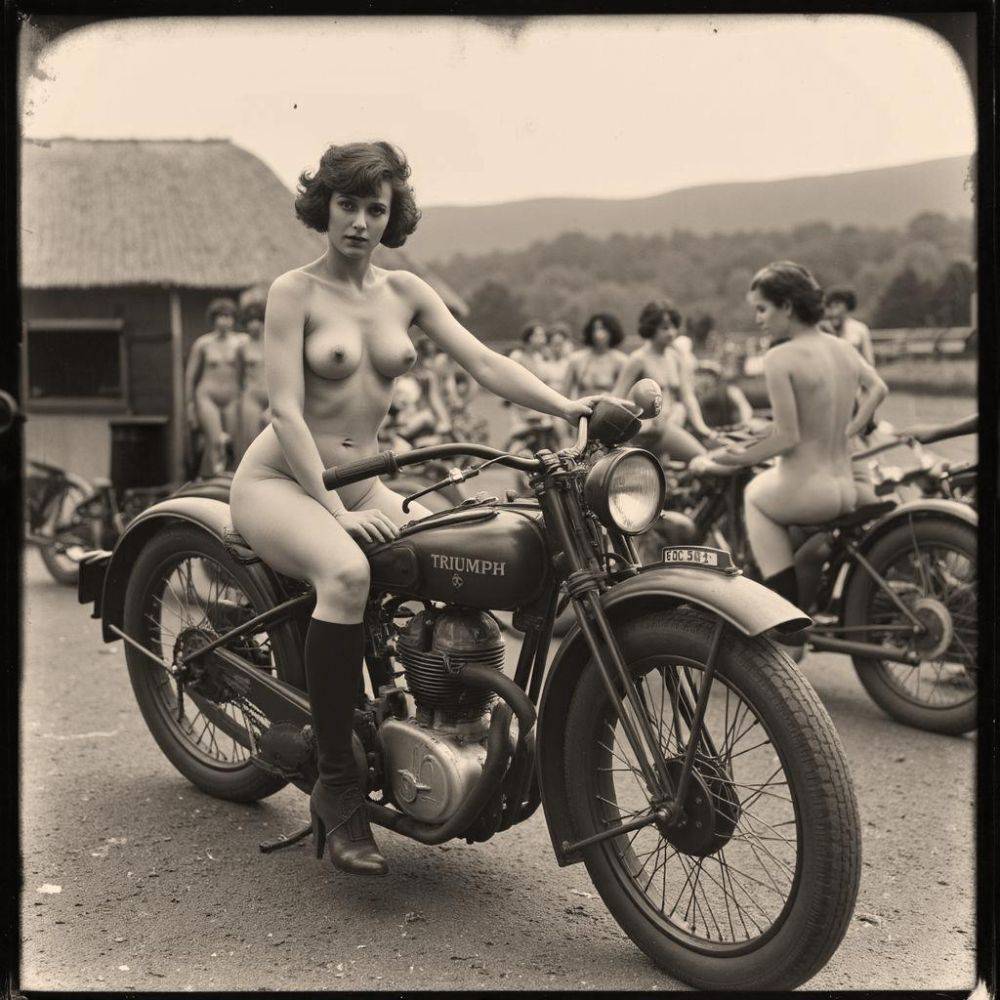 Photos of motorcycles found in attic of newly purchased house...1930? - #10