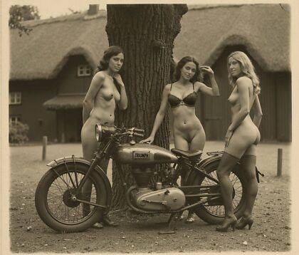 Photos of motorcycles found in attic of newly purchased house...1930? - #14