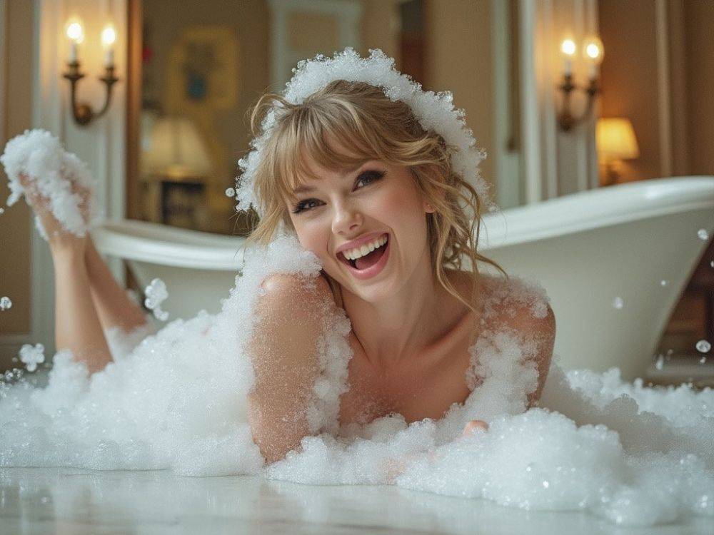 AI Taylor Swift Playing in the Bath (Part 1) - #23