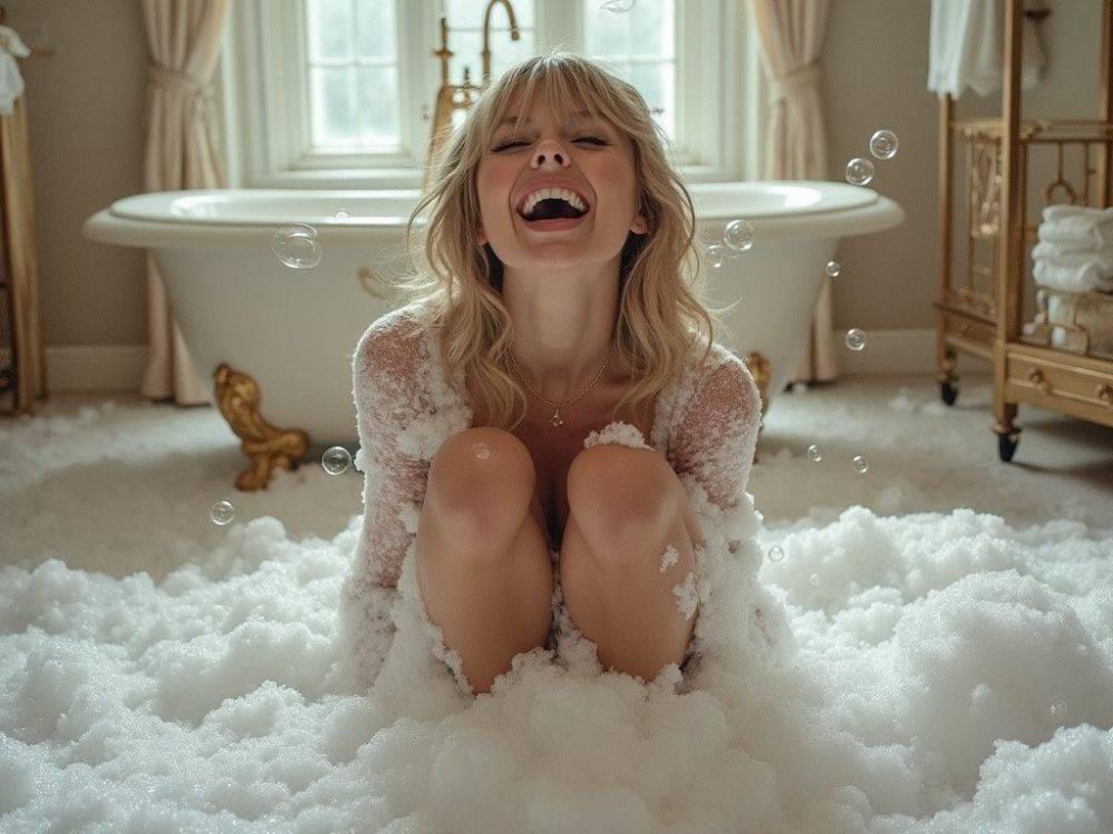 AI Taylor Swift Playing in the Bath (Part 1) - #3