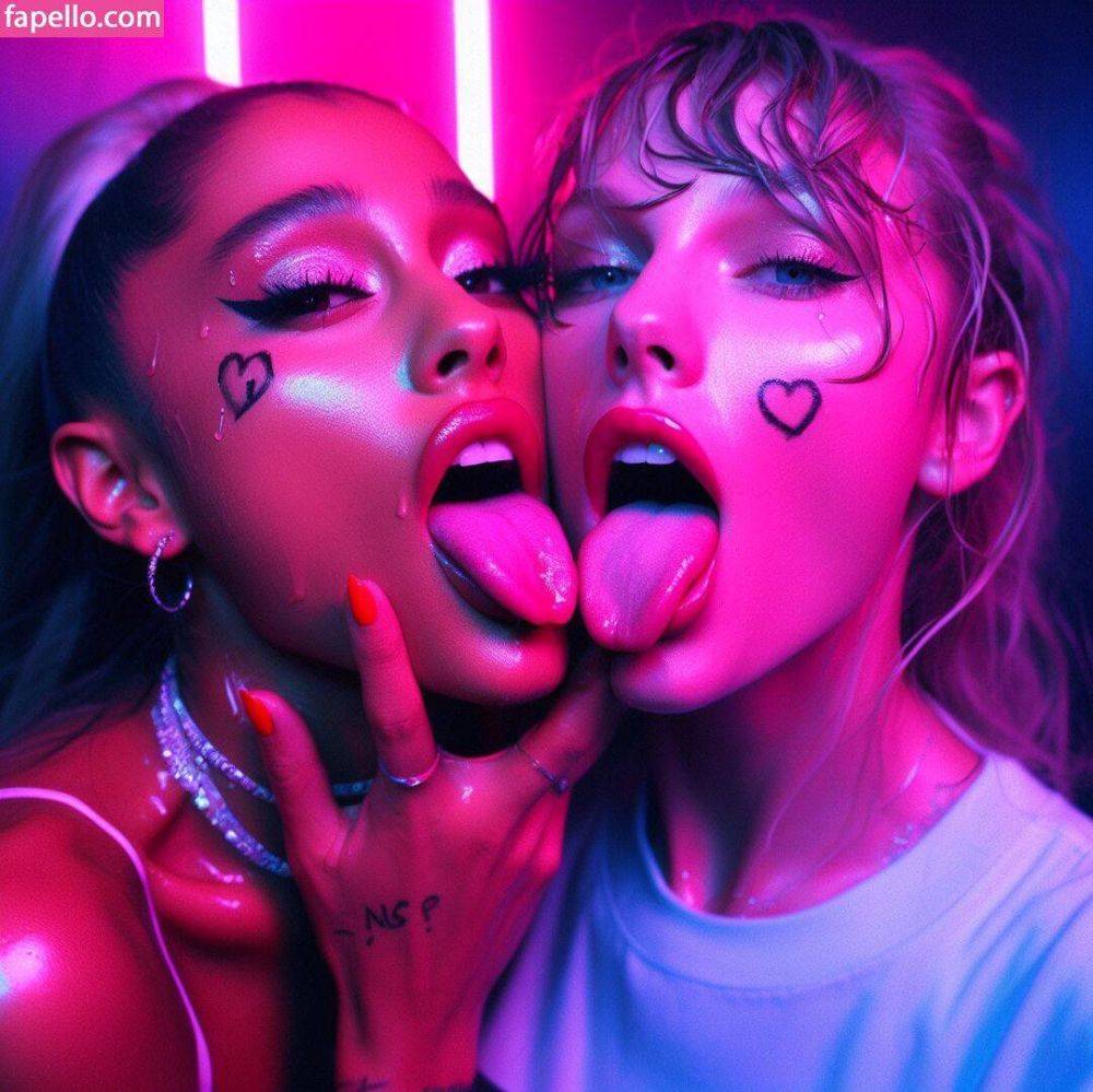 AI Ariana Grande and Taylor Swift Cum Tribute - #2