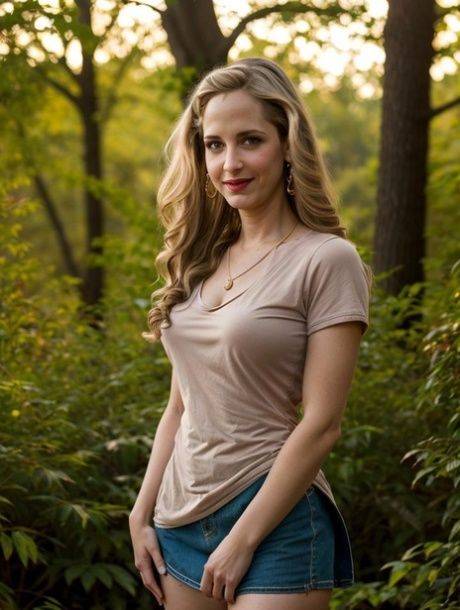 Cute AI generated girl Zizzola flaunts her great body while posing in a solo - #10