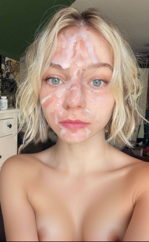 Celeb cum facial ai nudes - #6