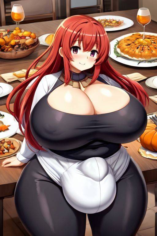 Thanksgiving Ai Futanari that I generated - #12