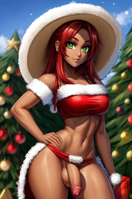 Holiday Futanari | My gift from me to you is two albums of AI porn! Happy Holidays! - #24
