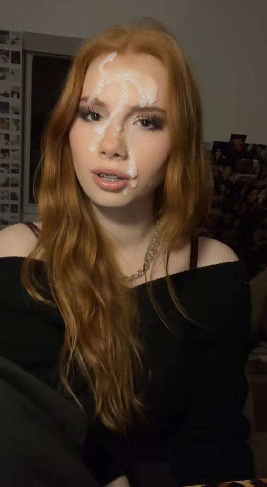 Ai porn and nudes/cumfaces of my hot ginger gf(18+) - #14