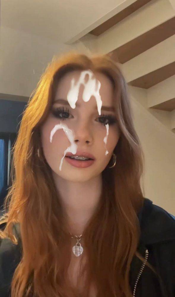 Ai porn and nudes/cumfaces of my hot ginger gf(18+) - #10