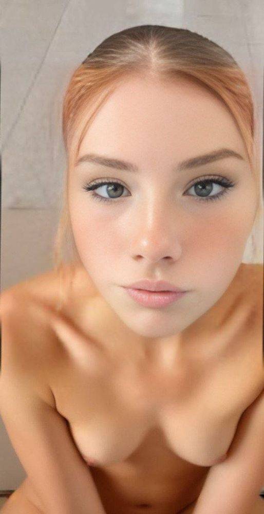 Ai porn and nudes/cumfaces of my hot ginger gf(18+) - #18