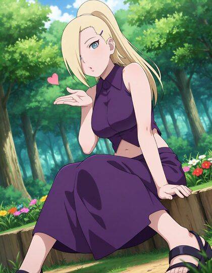 Ino YamanakaBoruto stripping at the forest - #8
