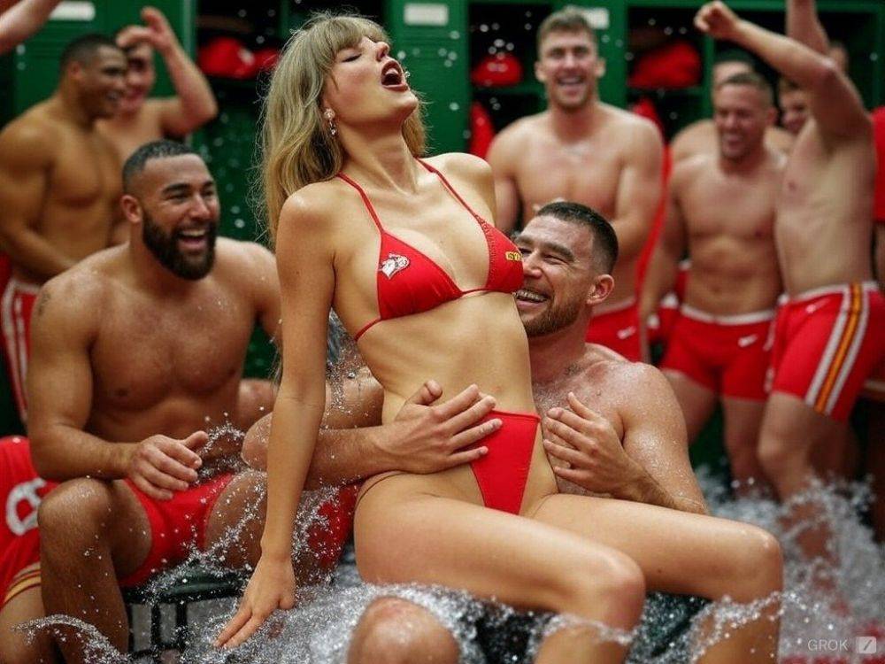AI Taylor Swift - Locker Room With Friends - #25