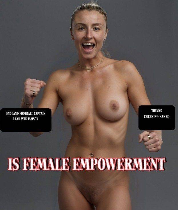 Leah Williamson England captain and Arsenal footballer Ai nudes - #13